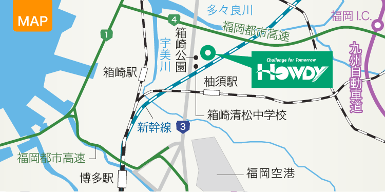 福岡支店マップ