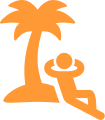 休日のイラスト