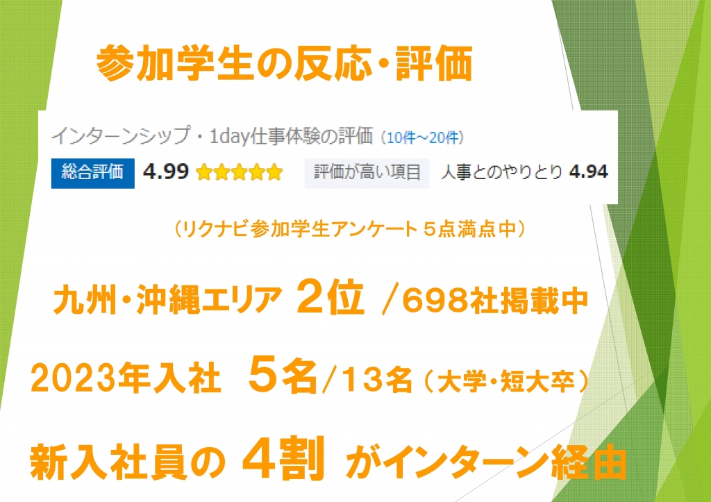 夏季のインターンシップ受付を開始しました
