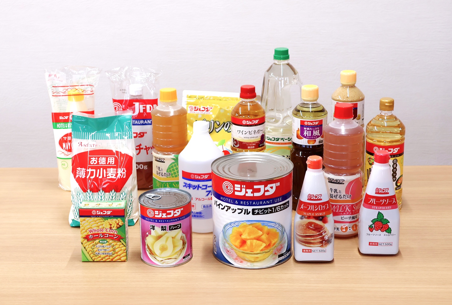 豊富な取扱商品の写真